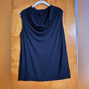Torrid Black Cowl Neck Sleeveless Blouse